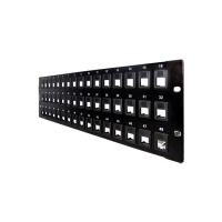 Patch panel 48-port SHIP P198-48, RJ-45, 19", 2U