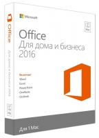 Microsoft Office Mac Home and Business 2016, 1Mac, Электронный ключ