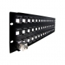 Patch panel 48-port SHIP P198-48, RJ-45, 19", 2U